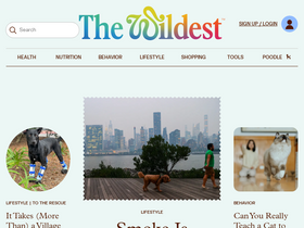 'thewildest.com' screenshot