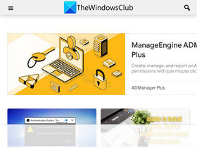 'thewindowsclub.com' screenshot