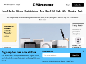 'thewirecutter.com' screenshot