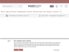 'thewoolroom.com' screenshot