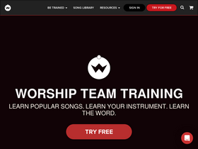 'theworshipinitiative.com' screenshot