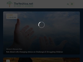 'theyeshiva.net' screenshot
