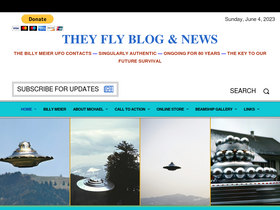 'theyflyblog.com' screenshot