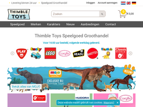 'thimbletoys.com' screenshot