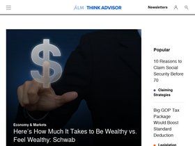 'thinkadvisor.com' screenshot