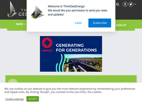 'thinkgeoenergy.com' screenshot