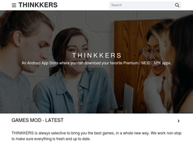 'thinkkers.com' screenshot