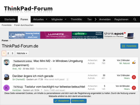'thinkpad-forum.de' screenshot