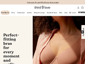 'thirdlove.com' screenshot