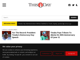 'thisdaylive.com' screenshot