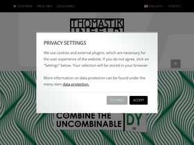 'thomastik-infeld.com' screenshot