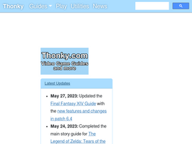 'thonky.com' screenshot