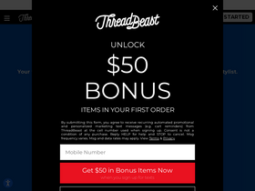 'threadbeast.com' screenshot