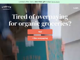 'thrivemarket.com' screenshot