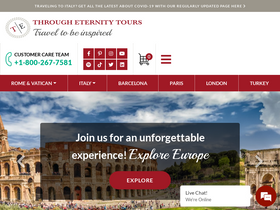'througheternity.com' screenshot