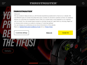 'thrustmaster.com' screenshot