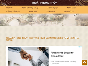 'thuatphongthuy.com.vn' screenshot