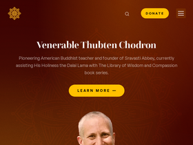 'thubtenchodron.org' screenshot