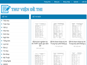'thuviendethi.org' screenshot