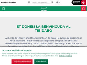 'tibidabo.cat' screenshot