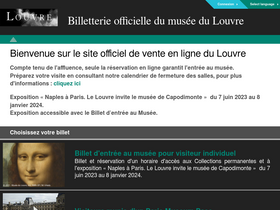 'ticketlouvre.fr' screenshot