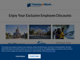 'ticketsatwork.com' screenshot