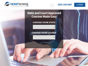 'ticketschool.com' screenshot