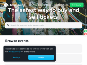 'ticketswap.com' screenshot
