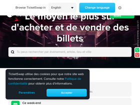 'ticketswap.fr' screenshot