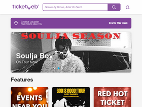 'ticketweb.com' screenshot
