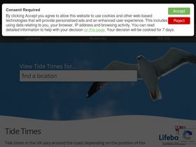 'tidetimes.org.uk' screenshot