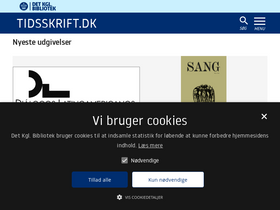 'tidsskrift.dk' screenshot
