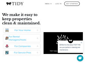 'tidy.com' screenshot
