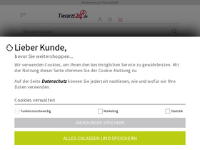 'tierarzt24.de' screenshot