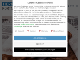 'tiermedizinportal.de' screenshot