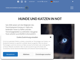 'tierschutzverein-europa.de' screenshot