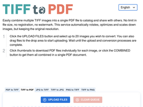 'tiff2pdf.com' screenshot
