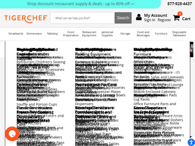 'tigerchef.com' screenshot