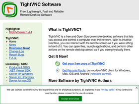 'tightvnc.com' screenshot