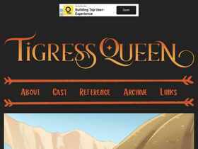 'tigressqueen.com' screenshot