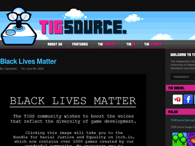 'tigsource.com' screenshot