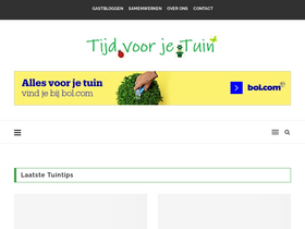 'tijdvoorjetuin.nl' screenshot