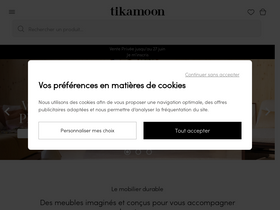 'tikamoon.com' screenshot