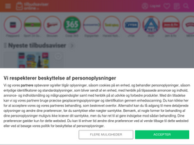 'tilbudsaviseronline.dk' screenshot