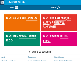 'tilburg.nl' screenshot