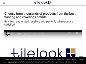 'tilelook.com' screenshot