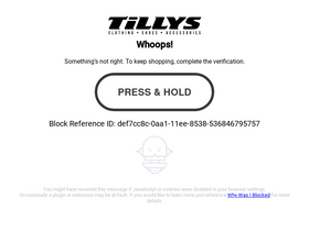 'tillys.com' screenshot