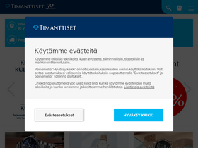 'timanttiset.fi' screenshot