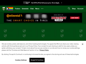 'timbers.com' screenshot