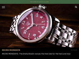 'timeandtidewatches.com' screenshot